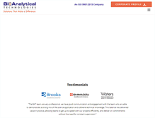 Tablet Screenshot of bioanalytical.net